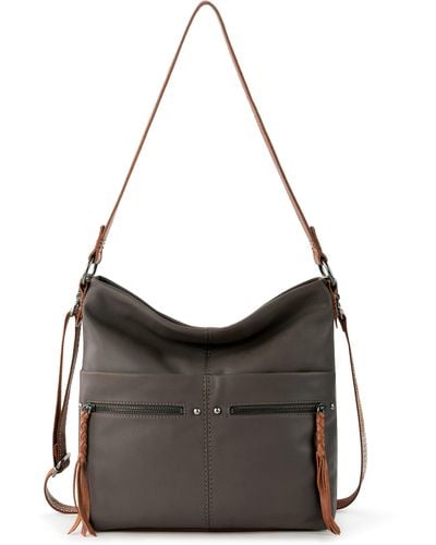 The Sak S Ashland Bucket Bag In Leather - Black
