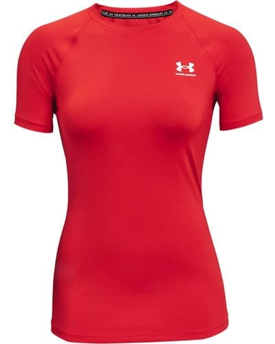 Under Armour Heatgear Compression Short-sleeve T-shirt - Red