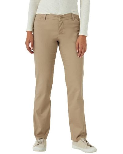 Lee Jeans Wrinkle Free Relaxed Fit Straight Leg Pant - Natural