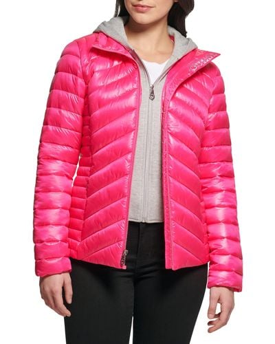 Guess Light Packable Jacket – - Pink