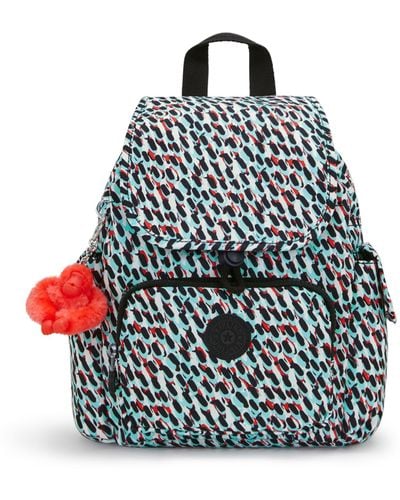 Kipling Backpack City Pack Mini Abstract Extra Small - Blue