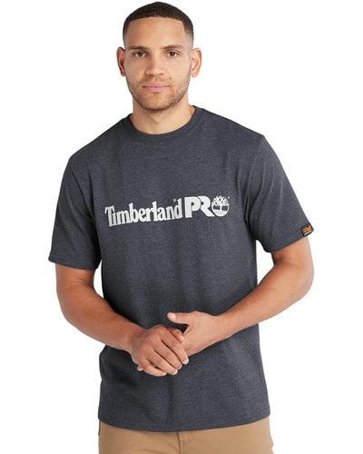 Timberland Core Linear Logo Short-sleeve T-shirt - Blue