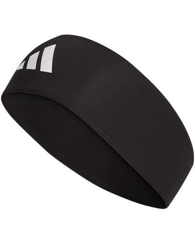 adidas Alphaskin Wide Fit Sports Headband - Black