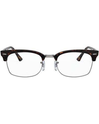 Ray-Ban Rx3916v Clubmaster Square Prescription Eyeglass Frames - Black