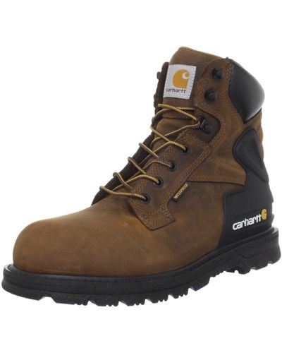 Carhartt Cmw6220 6 Steel Toe Work Boot,bison Brown,8.5 2e Us