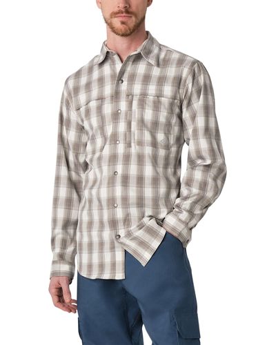 Dickies Protect Cooling Long Sleeve Work Shirt - Gray