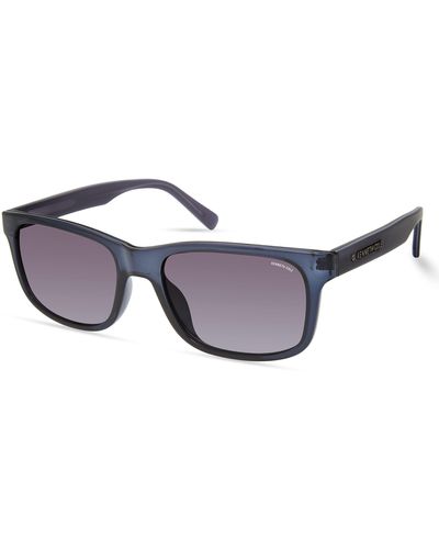 Kenneth Cole Round Sunglasses - Blue