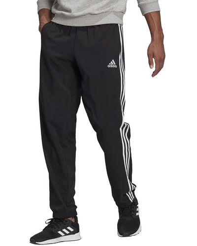 adidas Aeroready Essentials Elastic Cuff 3-stripes Pants - Black