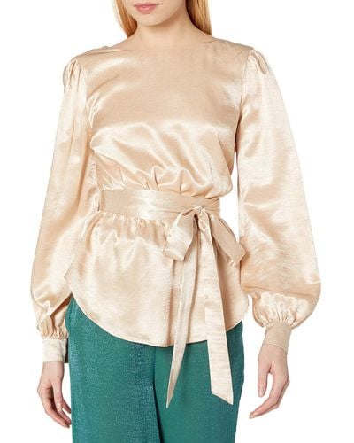 House of Harlow 1960 Aluna Blouse - Natural