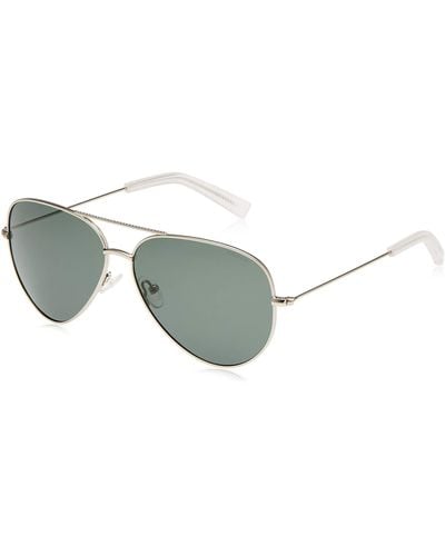 Nautica N4639sp Aviator Sunglasses - Metallic