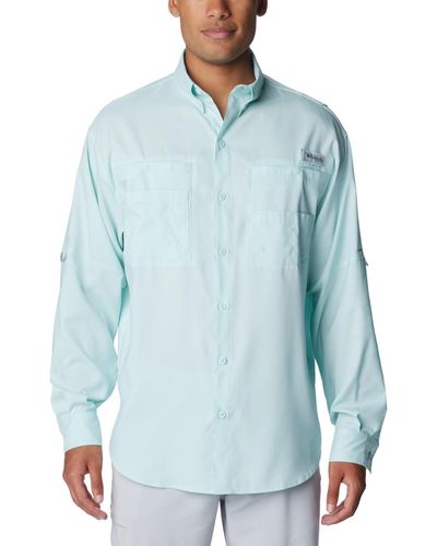 Columbia Tamiami Ii Long Sleeve Shirt - Blue