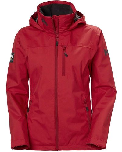 Helly Hansen Crew Hooded Jacket - Red