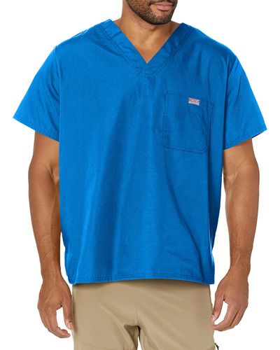 CHEROKEE Originals V-neck Scrubs Shirt - Blue