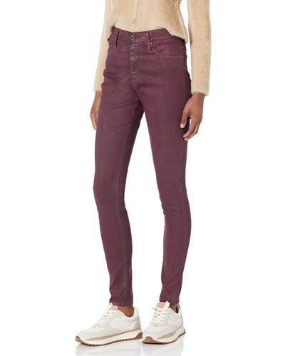 AG Jeans Farrah High Rise Skinny Jean - Purple