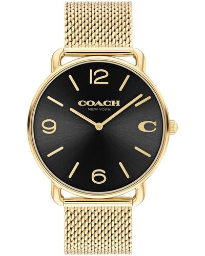 COACH Elliot Watch | Quartz Movement | True Classic Design| Timeless Elegance For Every Occasion - Black