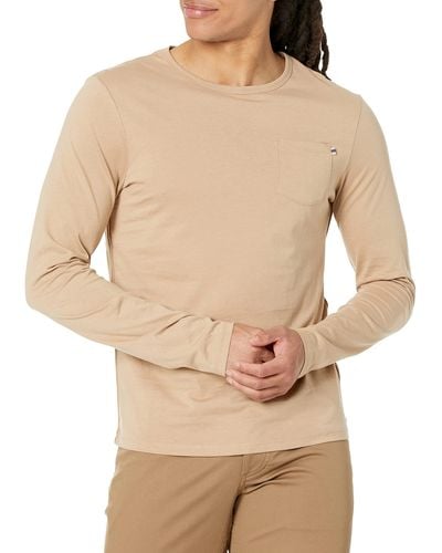 Buffalo David Bitton Long Sleeve Sweatshirt - Natural