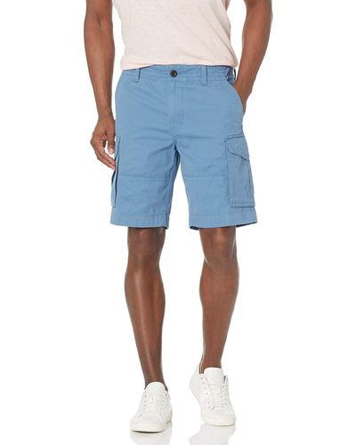 Tommy Hilfiger 6 Pocket Stretch Cotton Cargo Shorts - Blue