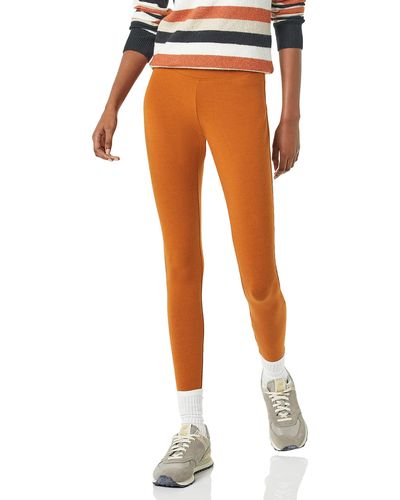 Orange Amazon Essentials Pants, Slacks and Chinos for Women | Lyst