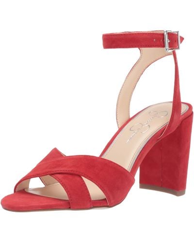 Jessica Simpson Niara Heeled Sandal - Red