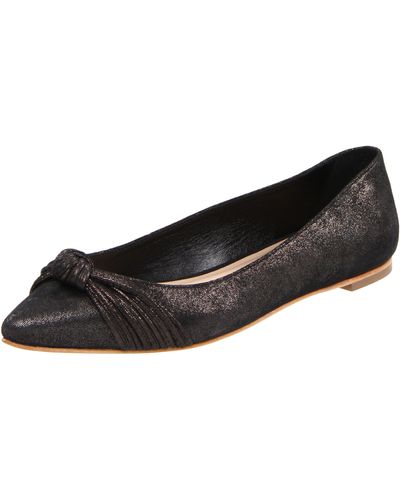 Loeffler Randall Willow Flat With Mignon Knot - Black