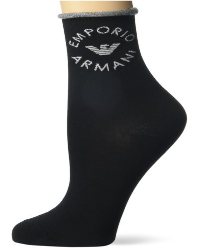 Emporio Armani Short Socks - Black