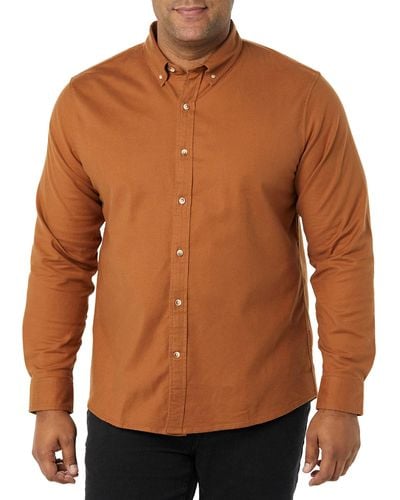 Goodthreads Slim-fit Long-sleeve Stretch Oxford - Brown