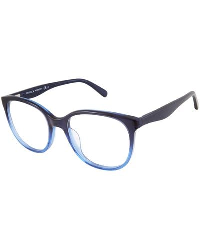Rebecca Minkoff Lark 2 Oval Prescription Eyewear Frames - Blue
