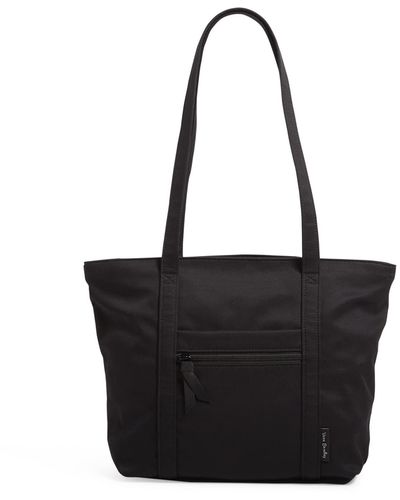 Vera Bradley Womens Small Vera Tote Handbag - Black