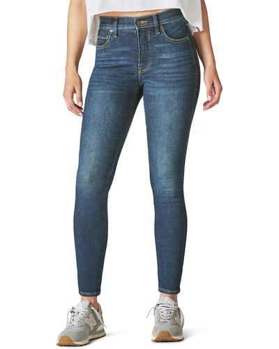 Lucky Brand Uni Fit High-rise Skinny Jeans In Inclusion Blue