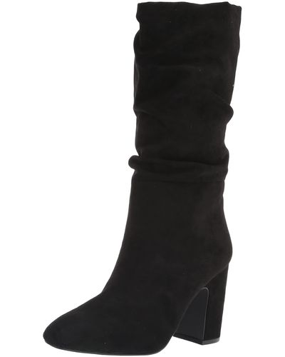 Chinese Laundry Kailey Suedette Mid Calf Boot - Black