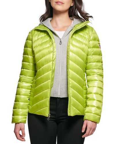 Guess Light Packable Jacket – - Green