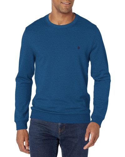 Izod Fit Advantage Performance Crewneck Fleece Sweatshirt - Blue