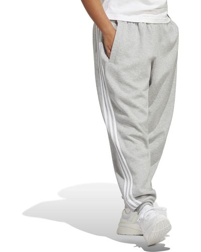 adidas Womens Future Icon Three Stripes Regular Track Pants - Gray