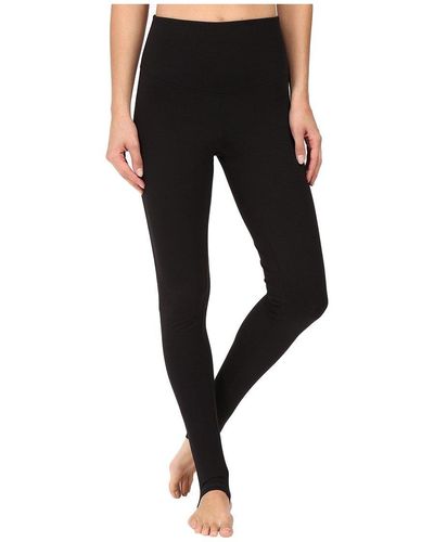 Yummie Plus-size Compact Cotton Control Shaping Madden Stirrup Legging - Black