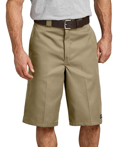 Dickies Mens 13 Inch Loose Fit Multi-pocket Short Work Utility Pants - Green