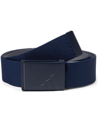 adidas Reversible Web Golf Belt - Blue