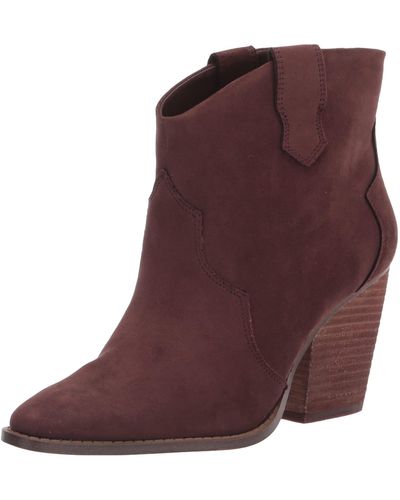 Chinese Laundry Bonnie Suedette Western Boot - Brown