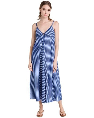 Rebecca Taylor Marseille Stripe Dress - Blue