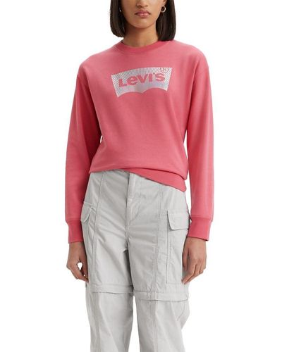 Levi's Graphic Standard Crewneck Sweatshirt - Red