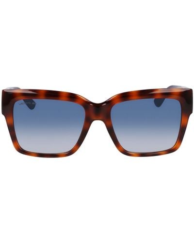 Lacoste L6033s Rectangular Sunglasses - Black