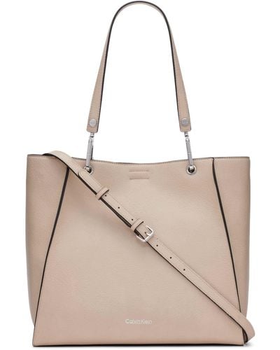 Calvin Klein Reyna North/south Tote - Natural