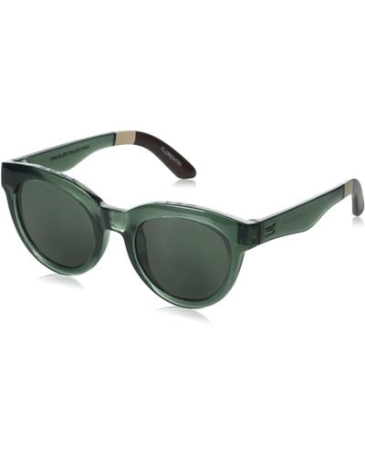 TOMS Florentin Round Sunglasses - Green
