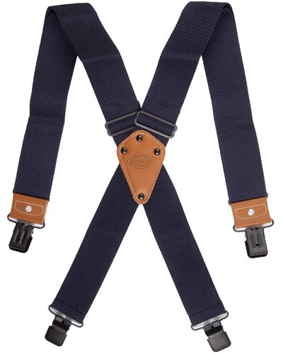 Dickies Industrial Strength X-back Adjustable Suspender - Blue