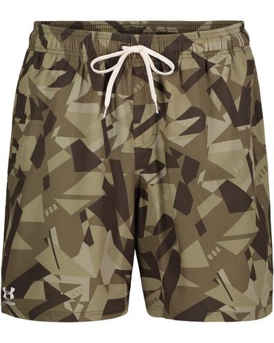 Under Armour Standard Swim Trunks - Green