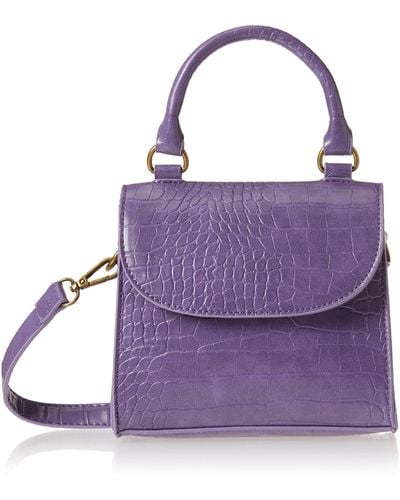 The Drop Diana Top Handle Crossbody Bag - Purple