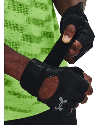 Under Armour Half Vinger Handschoenen Ua Gewichtlifting Handschoenen - Groen