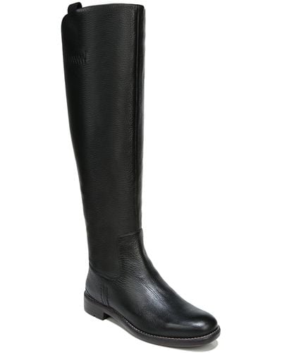 Franco Sarto Meyer Knee High Flat Boots - Black