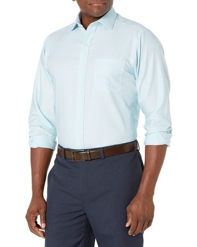 Buttoned Down Classic-fit Supima Cotton Non-iron Check Dress Shirt - White