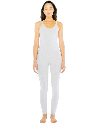 thumbnail image 2 of American Apparel Women's Cotton Spandex Unitard - Tank Style Sleeveless Bodysuit 2 of 10