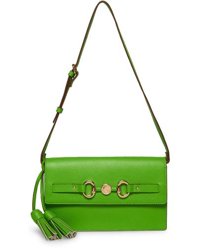 Anne Klein E/w Flap Shoulder W/horse Bit - Green